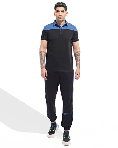 Men Panel Polo Tee