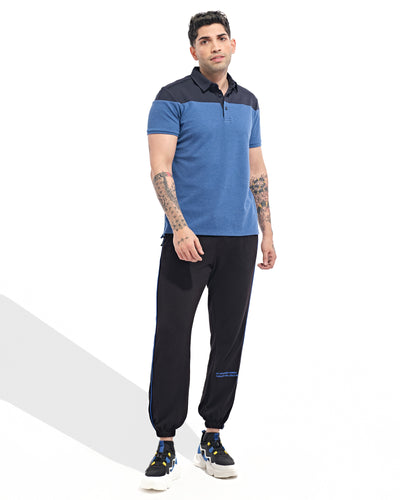 Men Panel Polo Tee