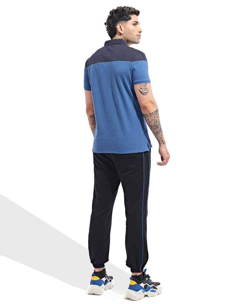 Men Panel Polo Tee - Engine - Buy Now