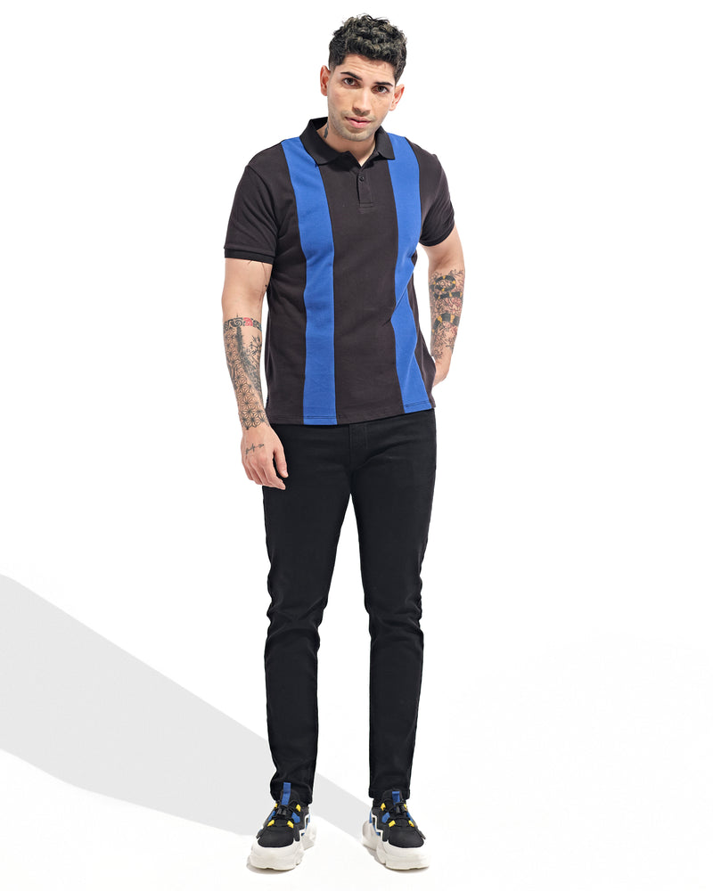 Men Striped Polo Tee - Engine - Buy Now