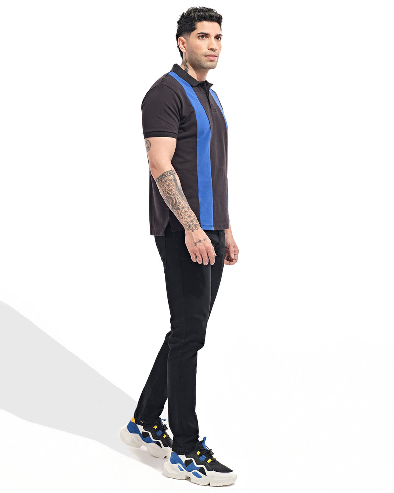 Men Striped Polo Tee - Engine - Buy Now