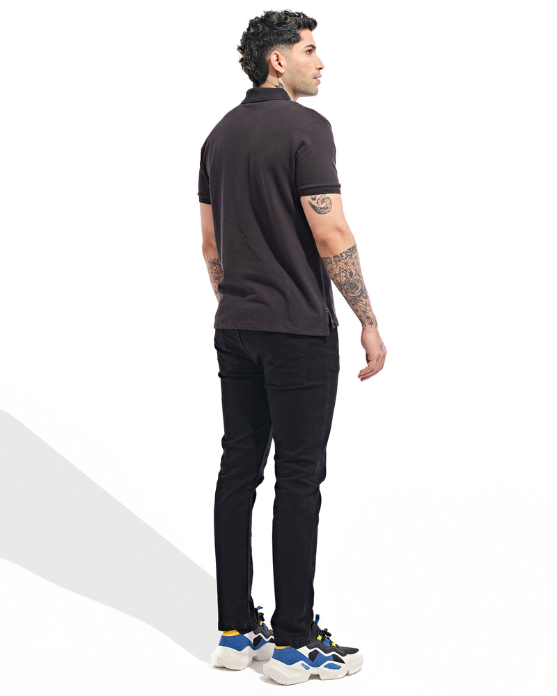 Men Striped Polo Tee - Engine - Buy Now