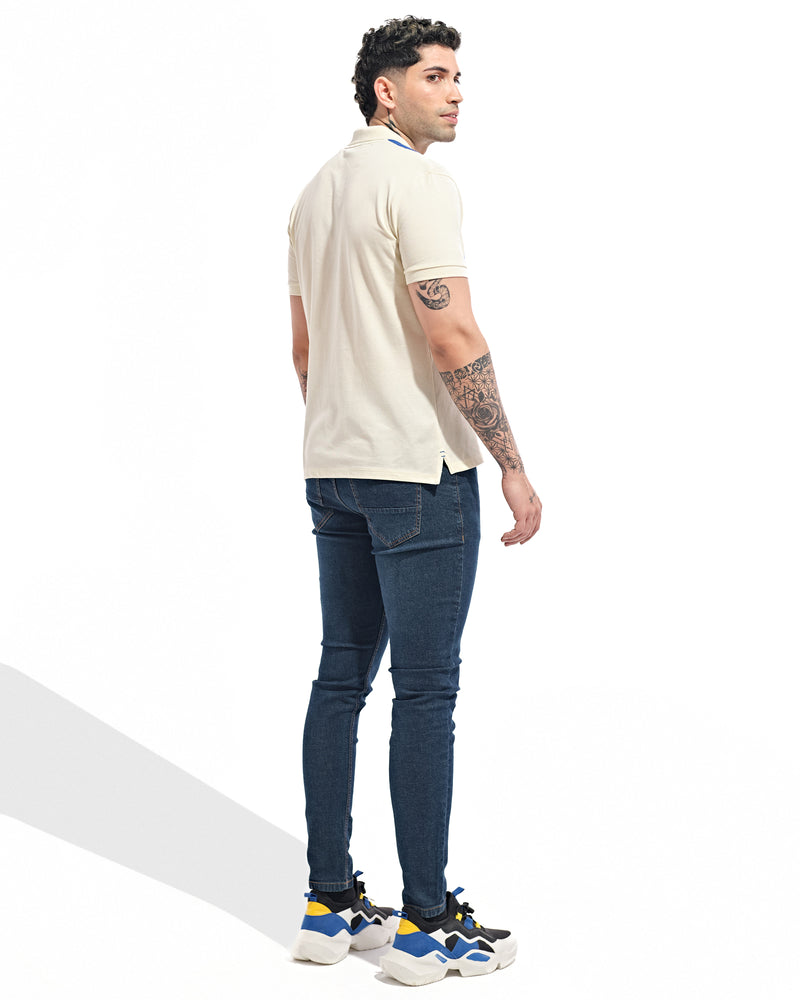 Men Striped Polo Tee - Engine - Buy Now