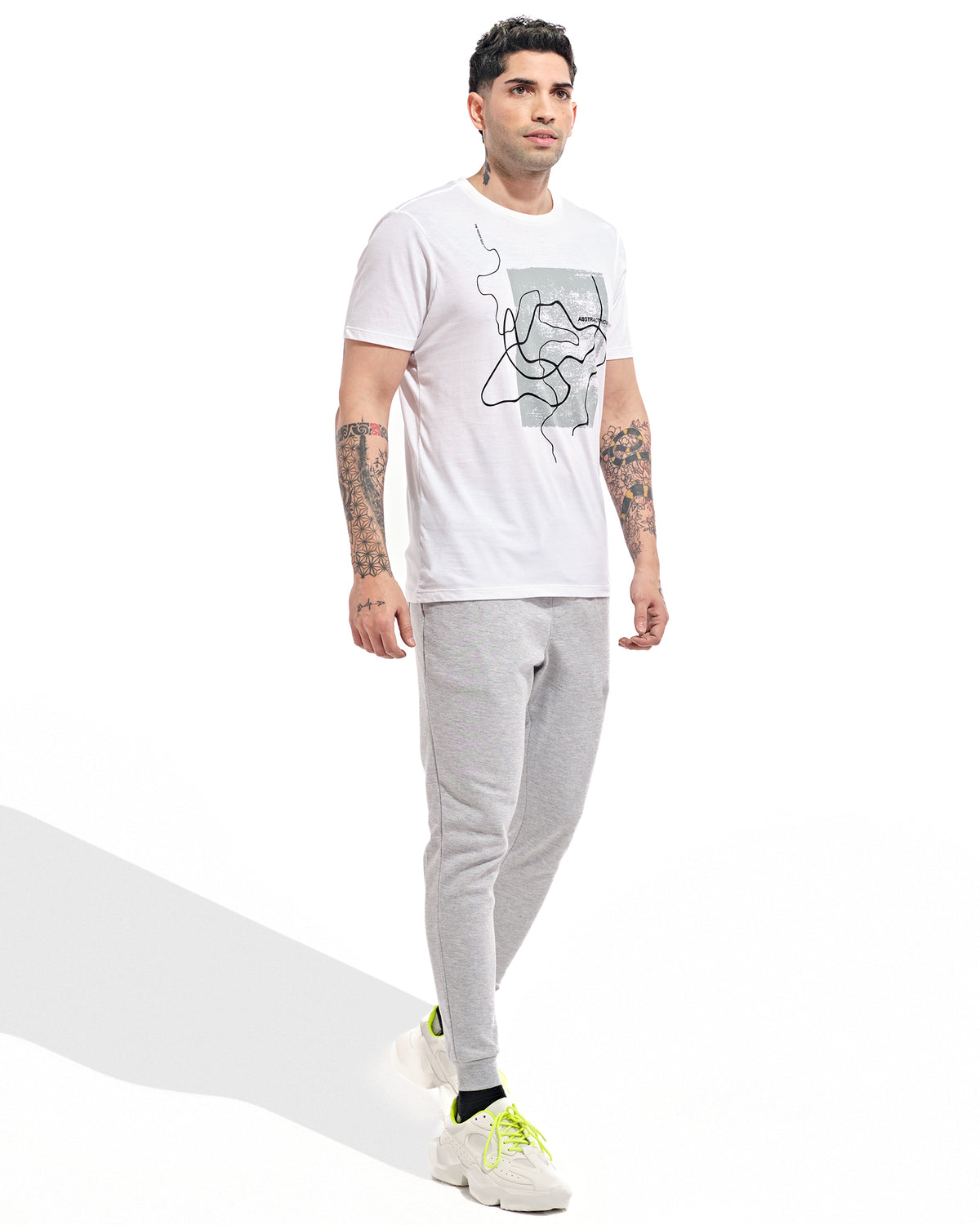 Men Abstract T Shirt - Engine - Buy Now