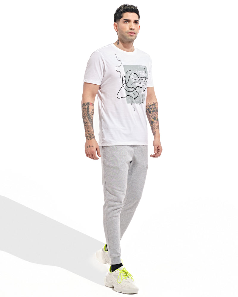 Men Abstract T Shirt - Engine - Buy Now