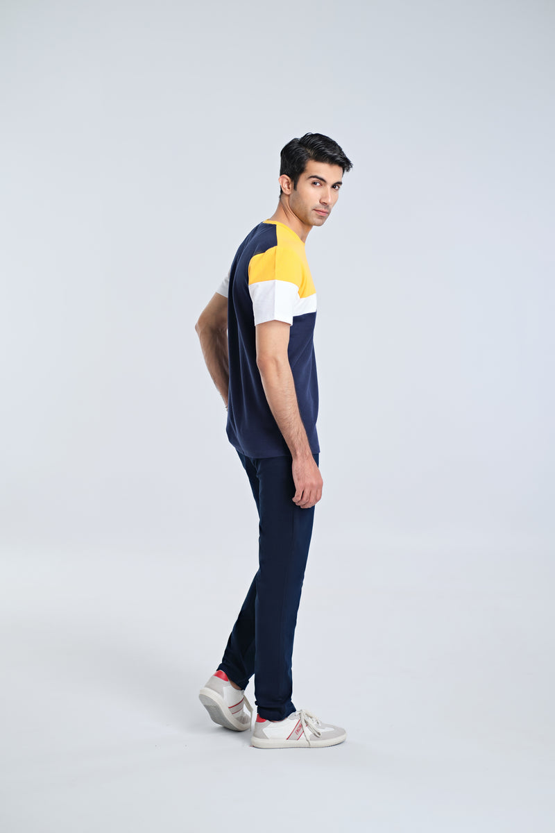 Men Panel Tee - Engine - Buy Now