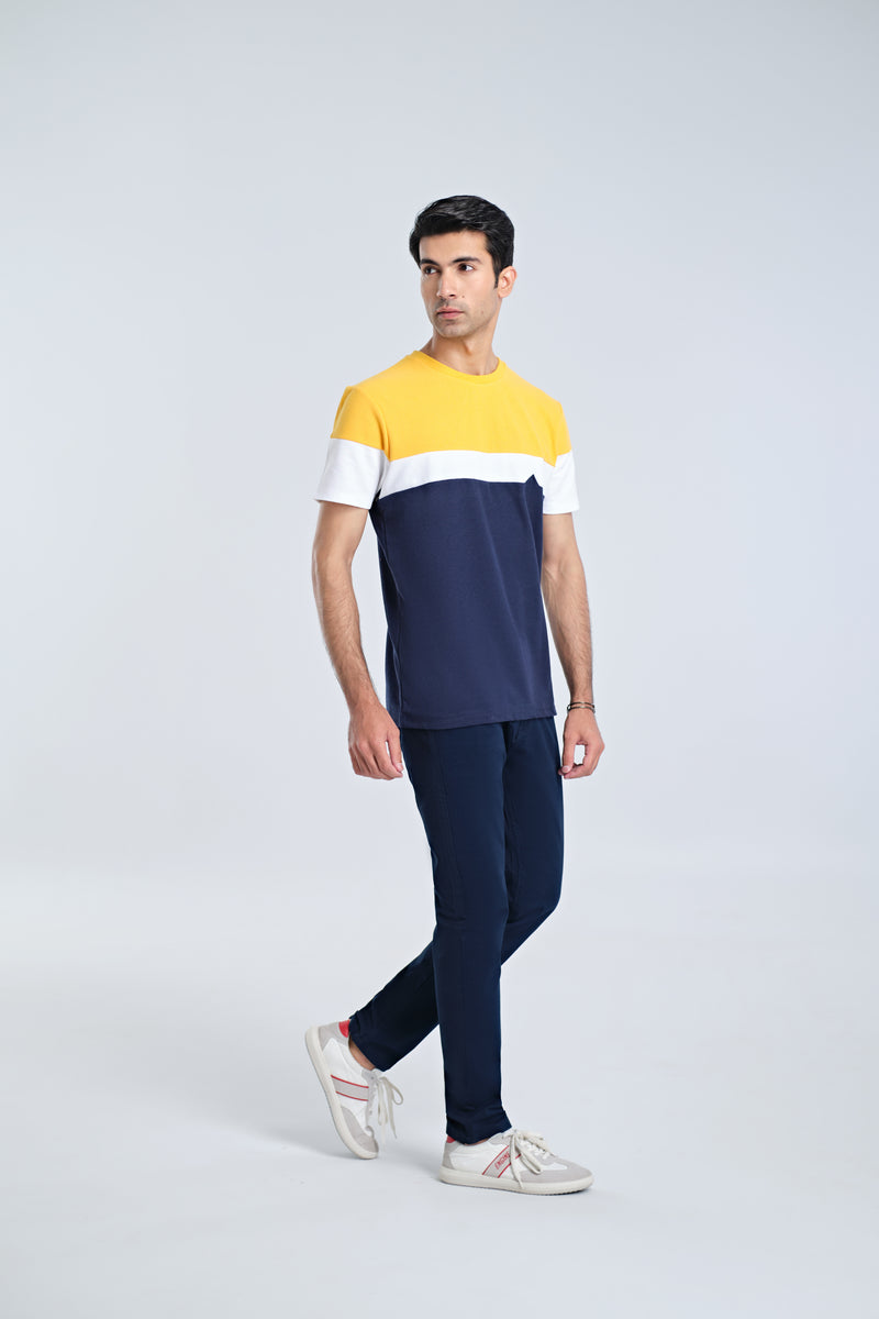 Men Panel Tee - Engine - Buy Now