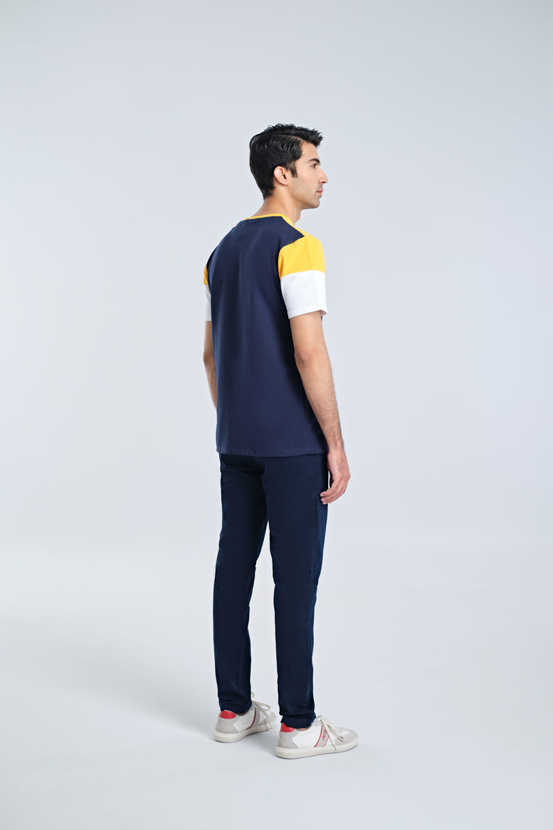 Men Panel Tee - Engine - Buy Now
