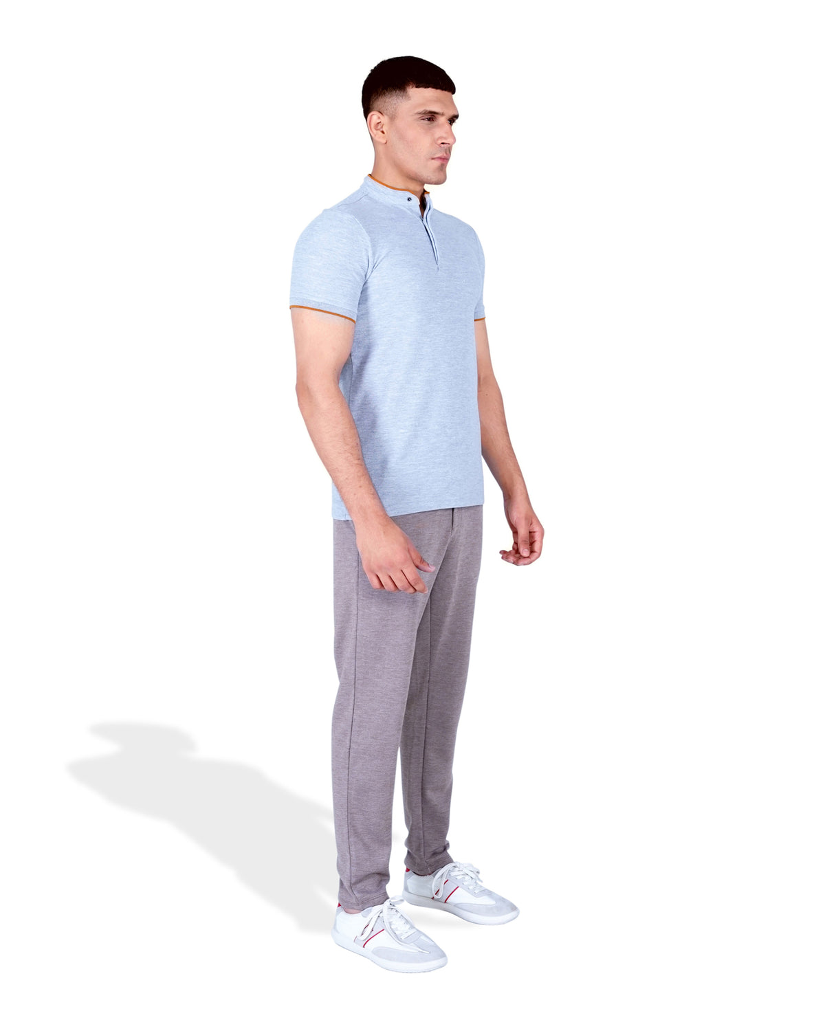 Men Henley with Band Collar - Engine - Buy Now