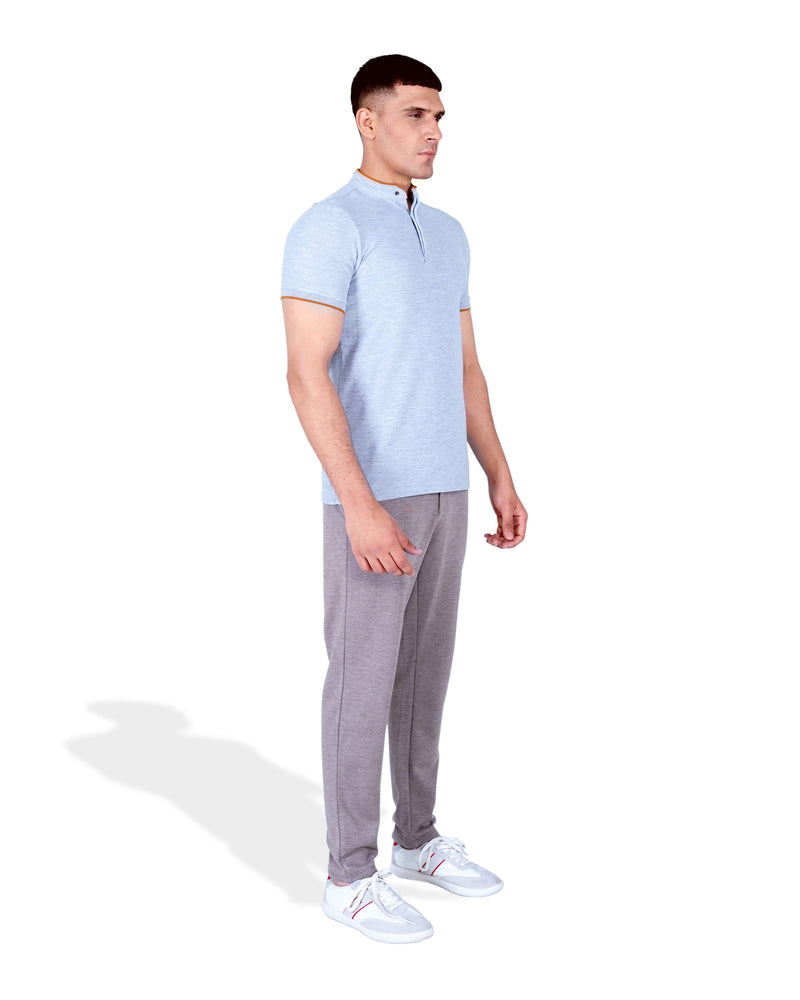 Men Henley with Band Collar - Engine - Buy Now