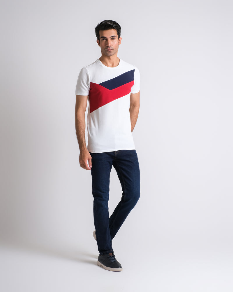 Men Panel Tee - Engine - Buy Now
