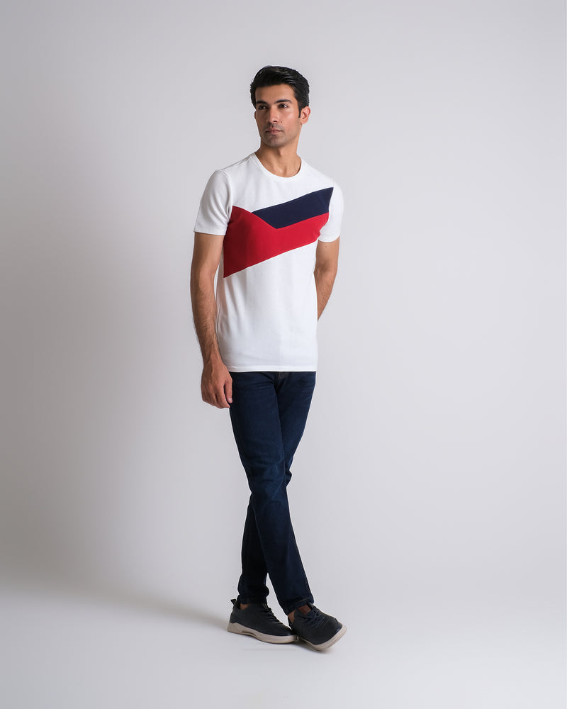 Men Panel Tee - Engine - Buy Now