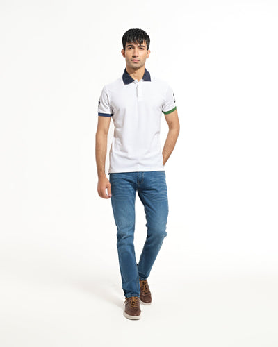 Men Embroidered Polo Tee