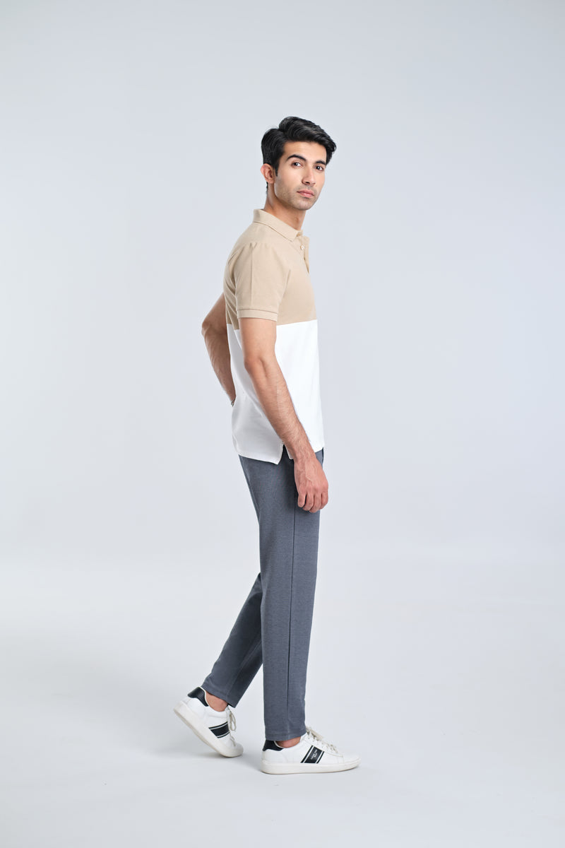 Men S/S Panel Polo - Engine - Buy Now