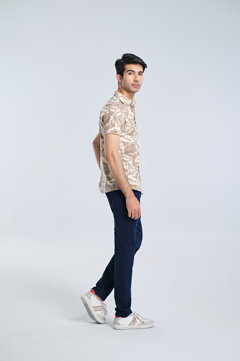 Men S/S Printed Button Down - Engine - Buy Now