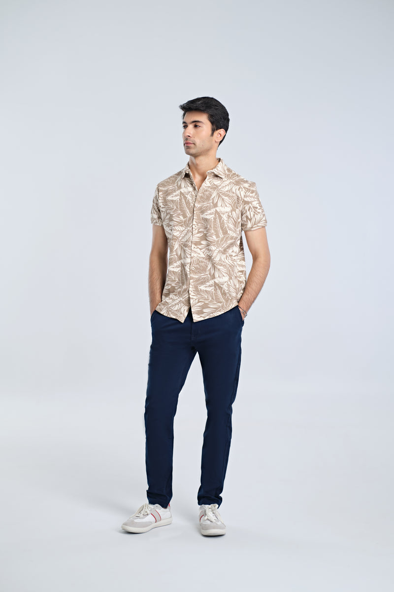 Men S/S Printed Button Down - Engine - Buy Now
