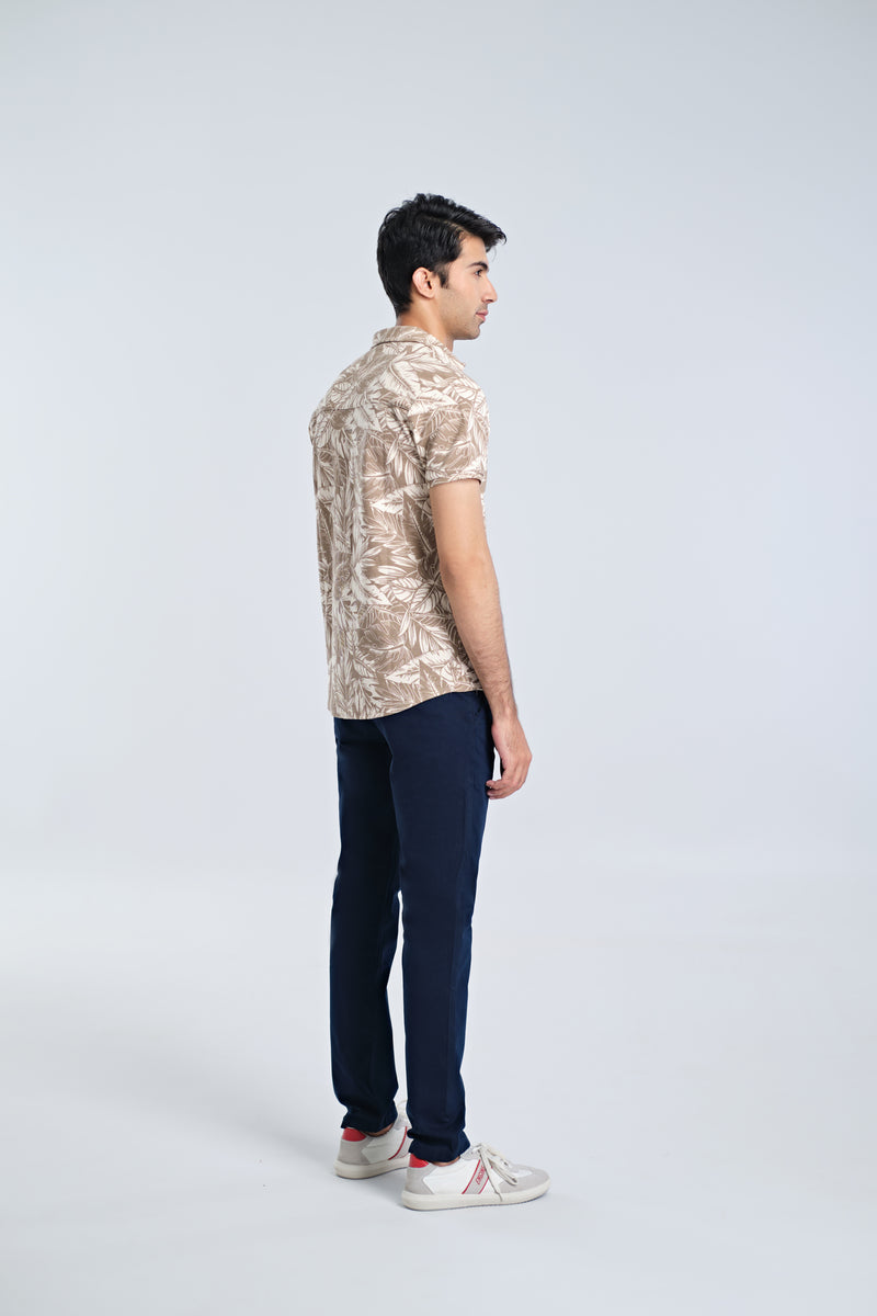 Men S/S Printed Button Down - Engine - Buy Now