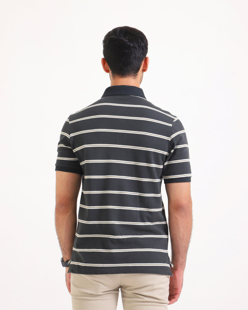 Men Yarn Dyed Polo Tee - Engine - Buy Now