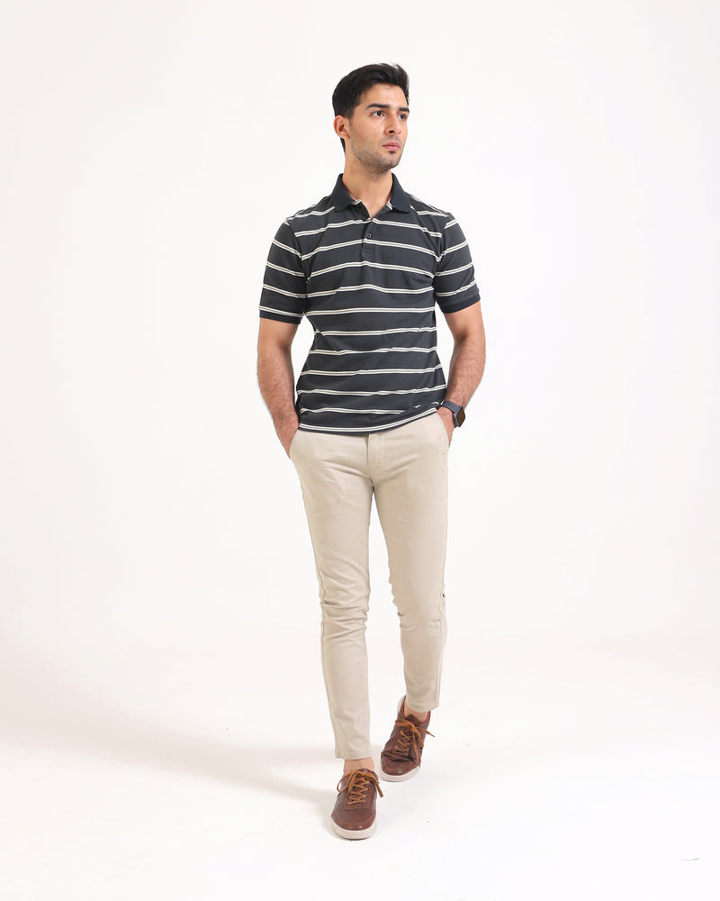 Men Yarn Dyed Polo Tee - Engine - Buy Now