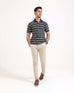 Men Yarn Dyed Polo Tee