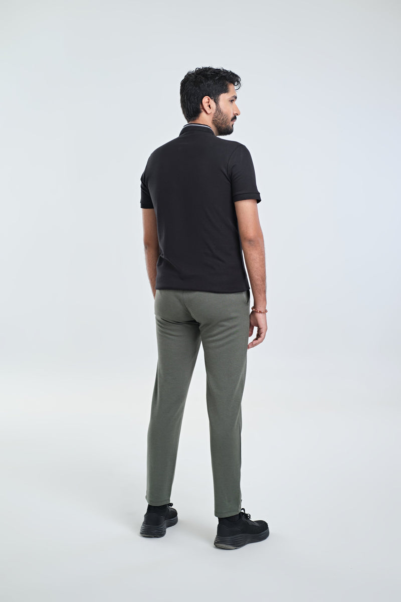 Men Ban Collar Polo Tee - Engine - Buy Now