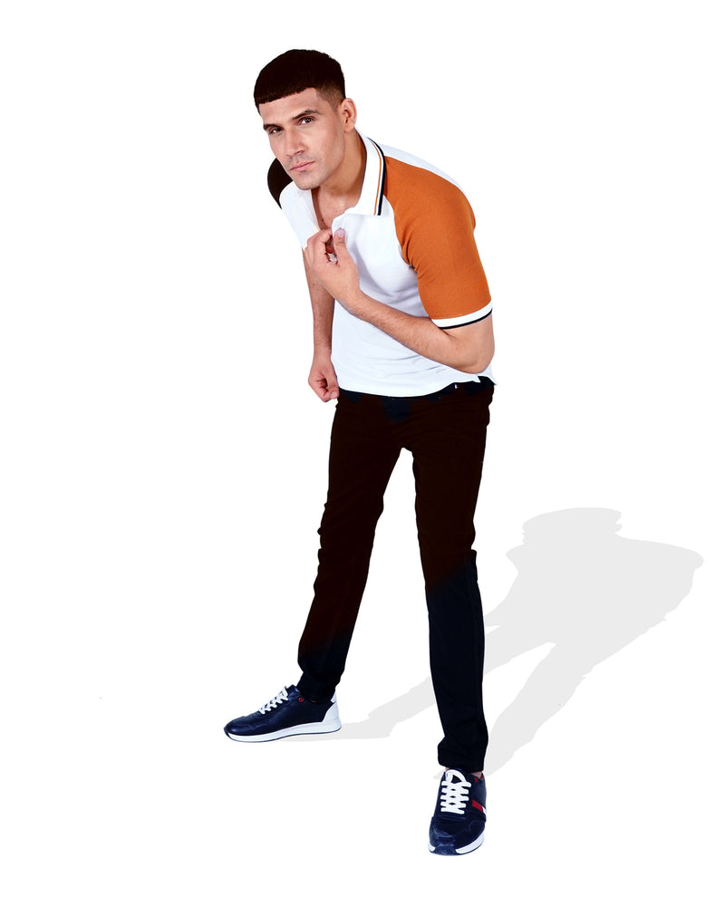 Men Raglan Polo Tee - Engine - Buy Now