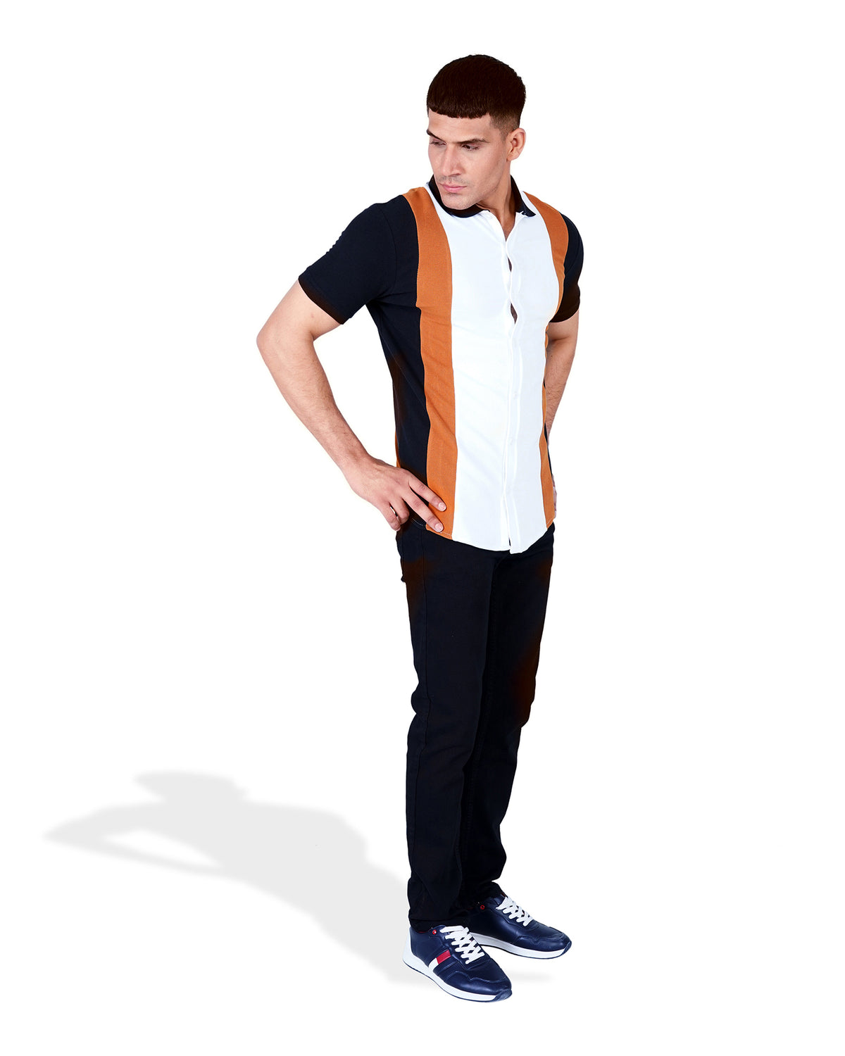 Men Panel Tee Button Down - Engine - Buy Now