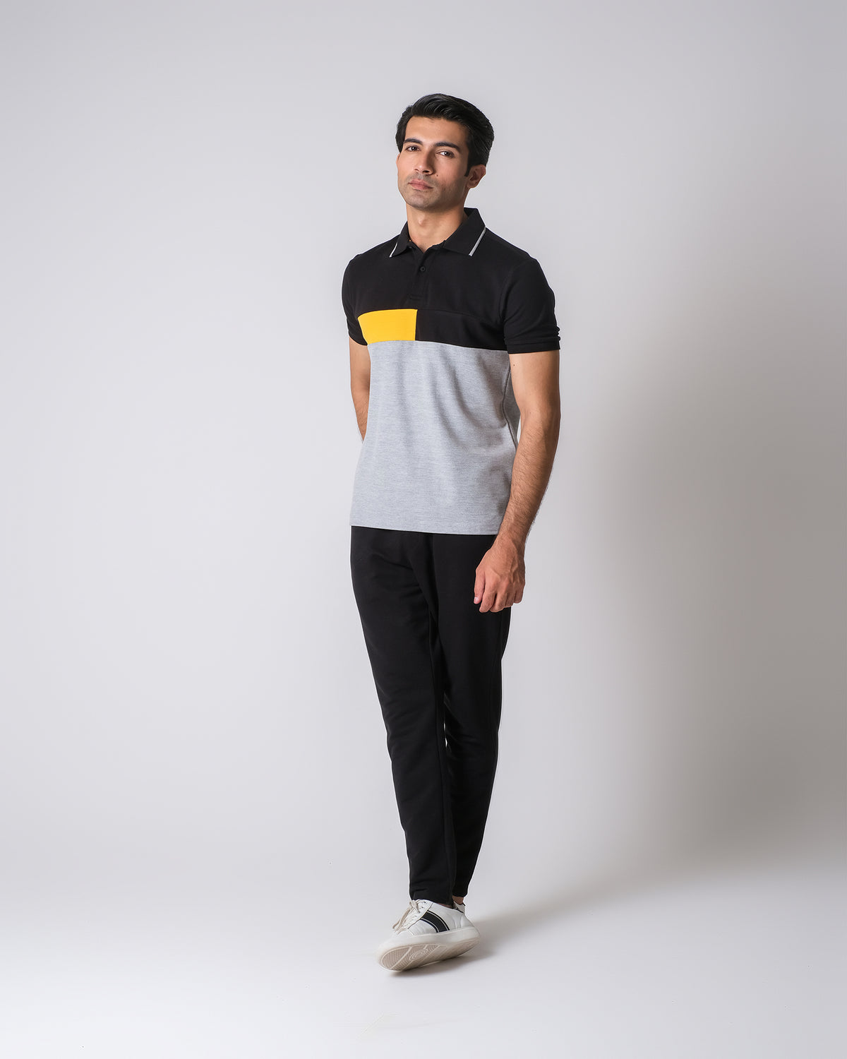 Men Panel Polo Tee - Engine - Buy Now