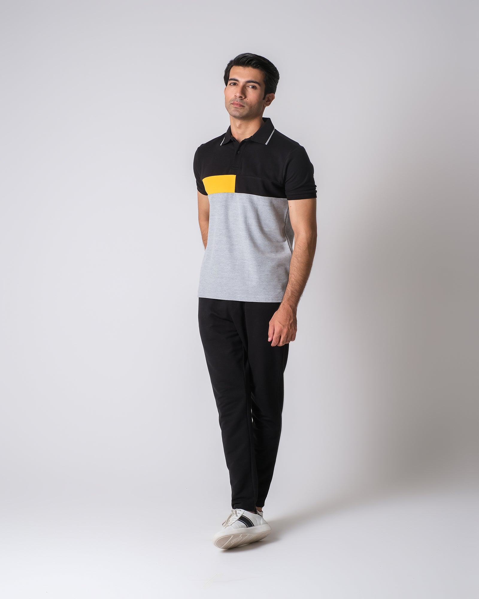 Men Panel Polo Tee - Engine - Buy Now