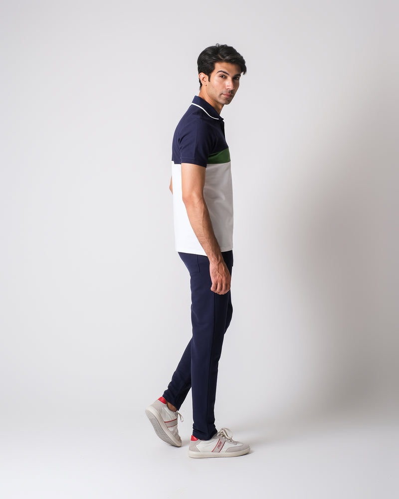 Men Panel Polo Tee - Engine - Buy Now