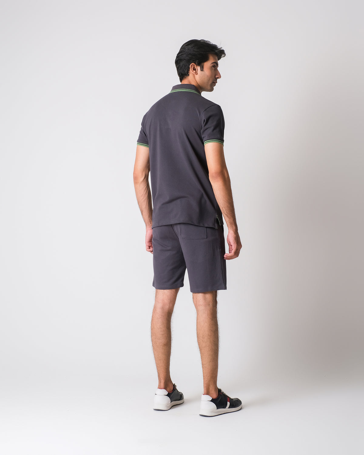 Men Solid Knitted Polo Tee - Engine - Buy Now
