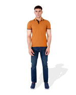 Men Solid Knitted Polo Tee - Engine - Buy Now