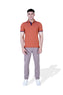 Men Solid Knitted Polo Tee