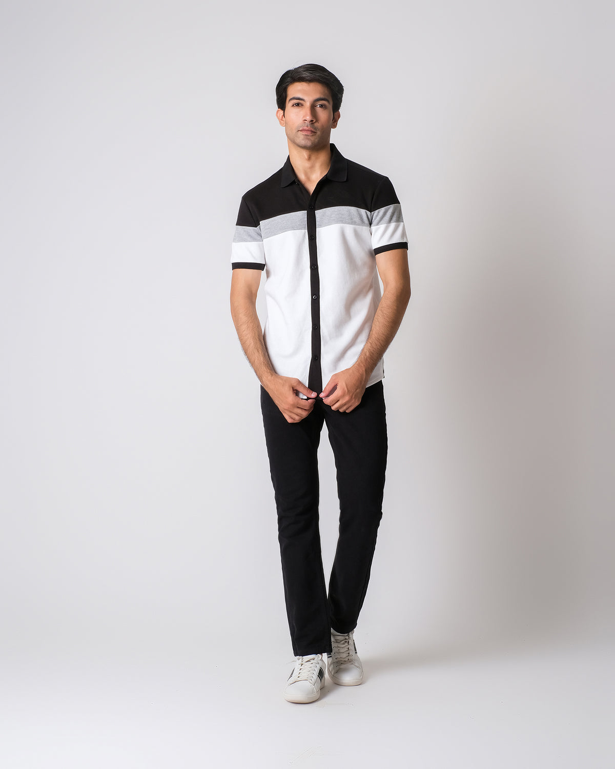 Men Button-Down with Panel - Engine - Buy Now