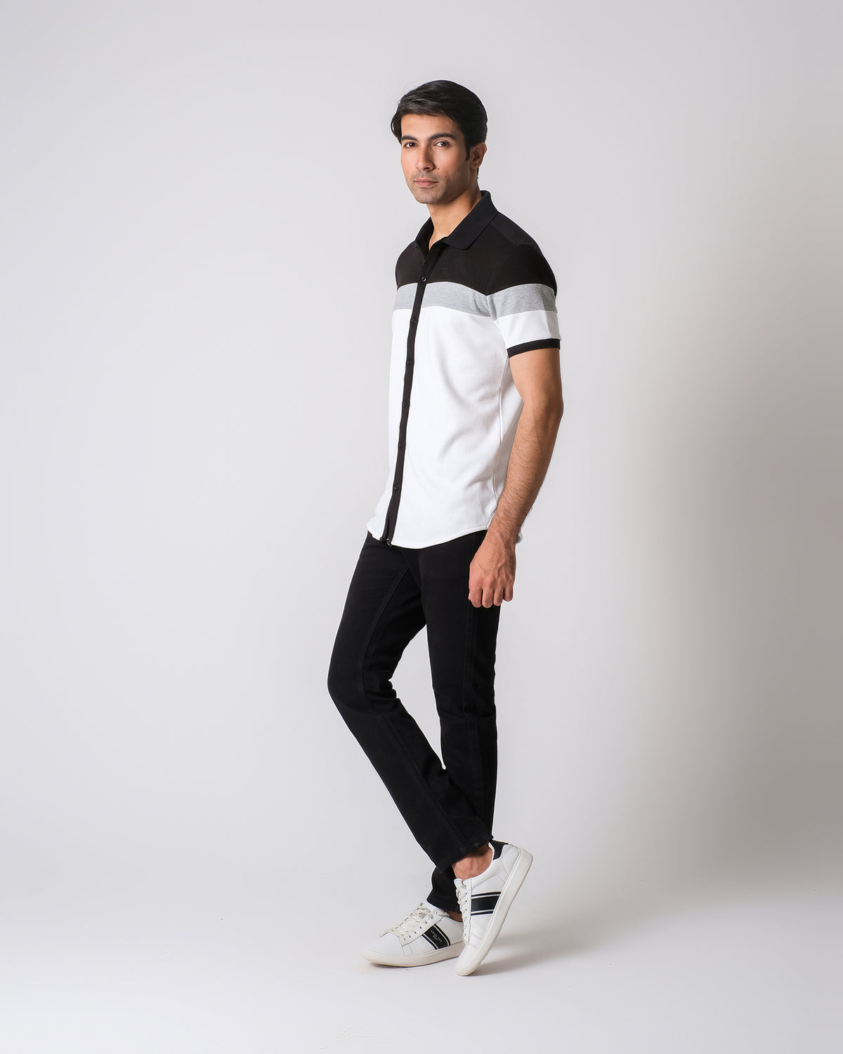 Men Button-Down with Panel - Engine - Buy Now