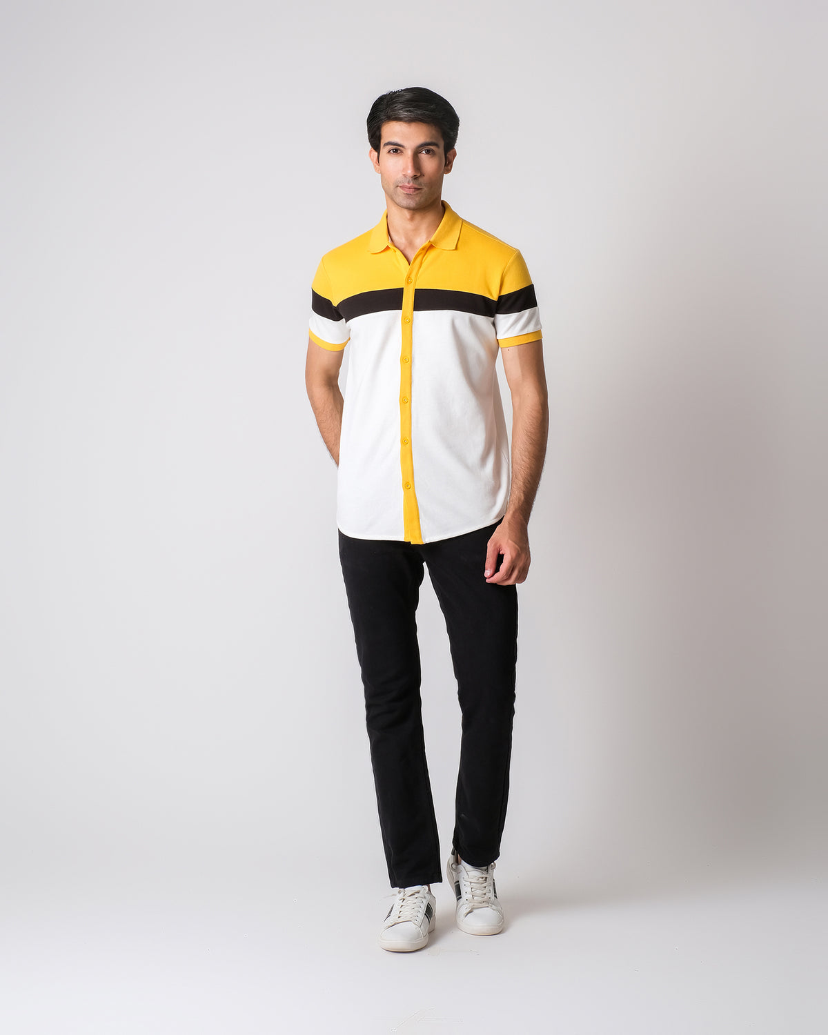 Men Button-Down with Panel - Engine - Buy Now