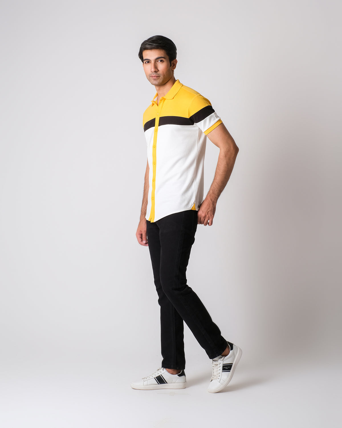 Men Button-Down with Panel - Engine - Buy Now