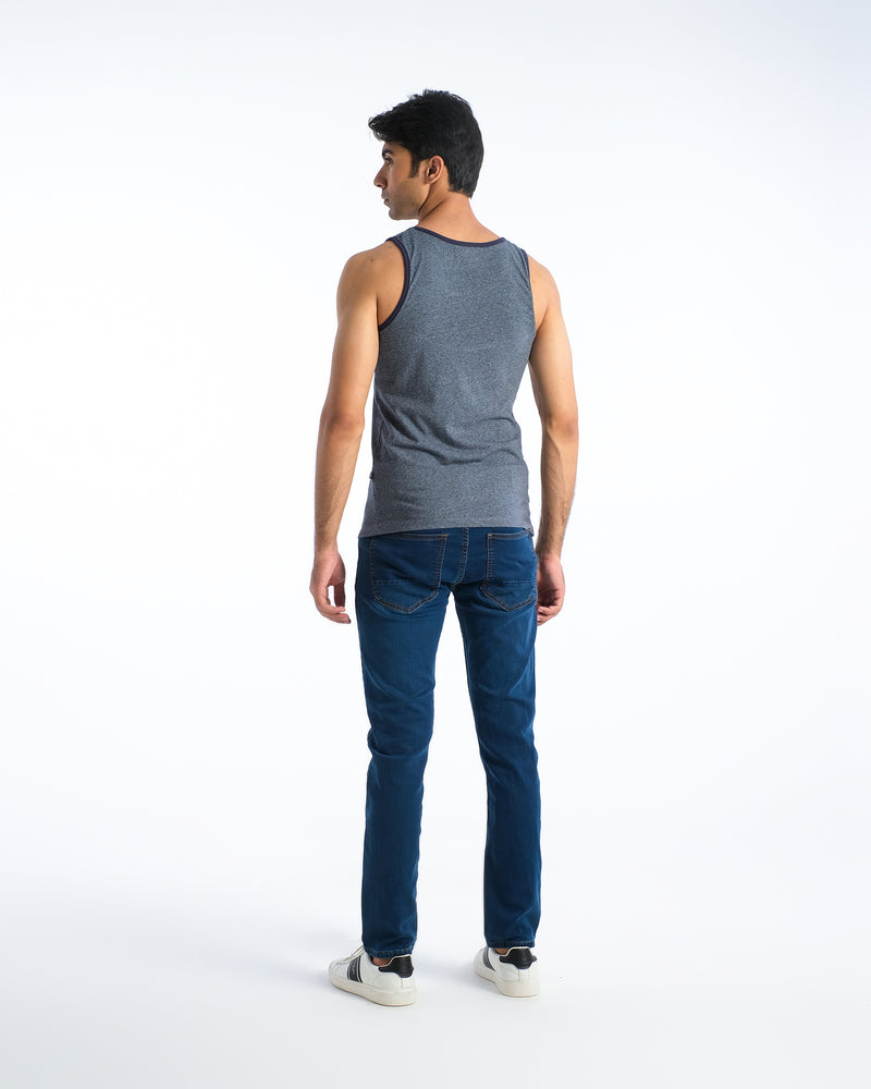 Men Sleeveless Panel Knit Vest - Engine - Buy Now