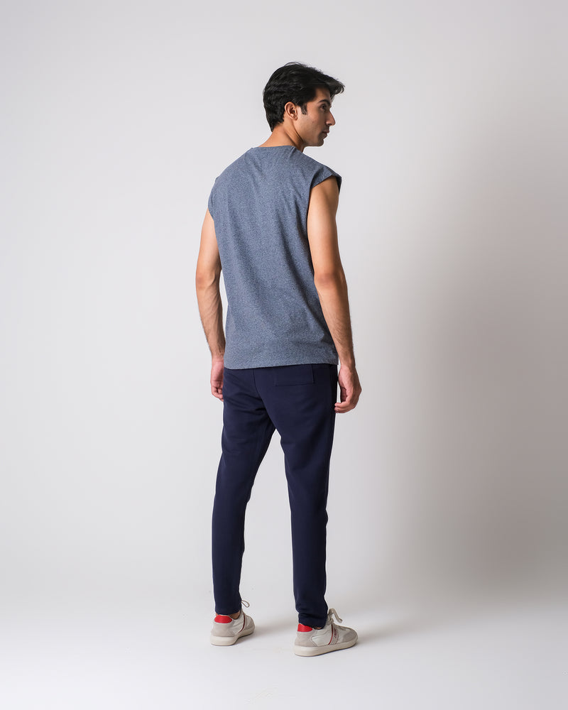Men Sleeveless Graphic Knit Top - Engine - Buy Now
