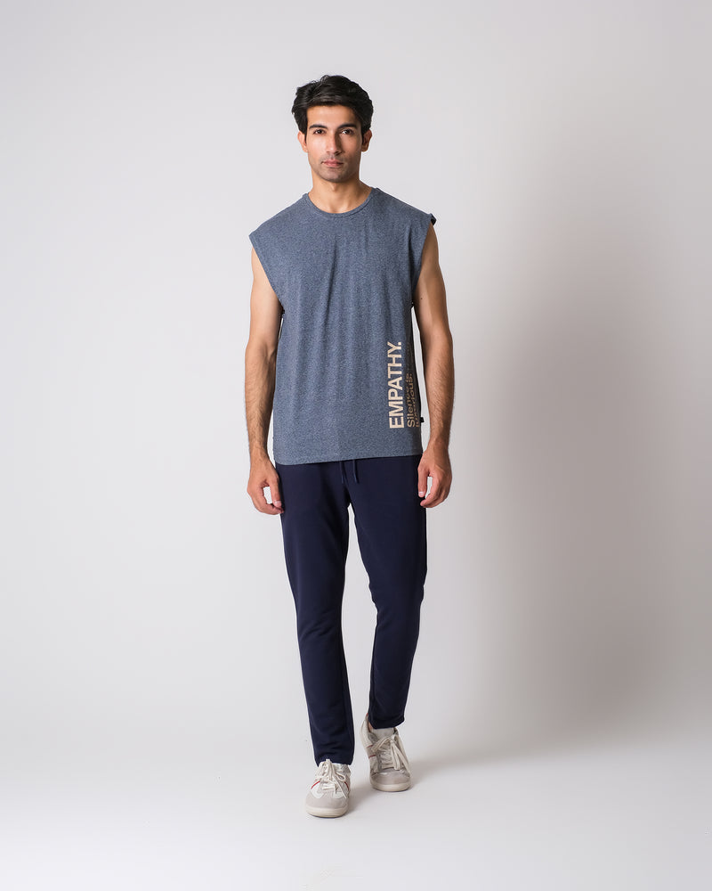 Men Sleeveless Graphic Knit Top - Engine - Buy Now