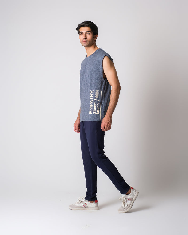 Men Sleeveless Graphic Knit Top - Engine - Buy Now