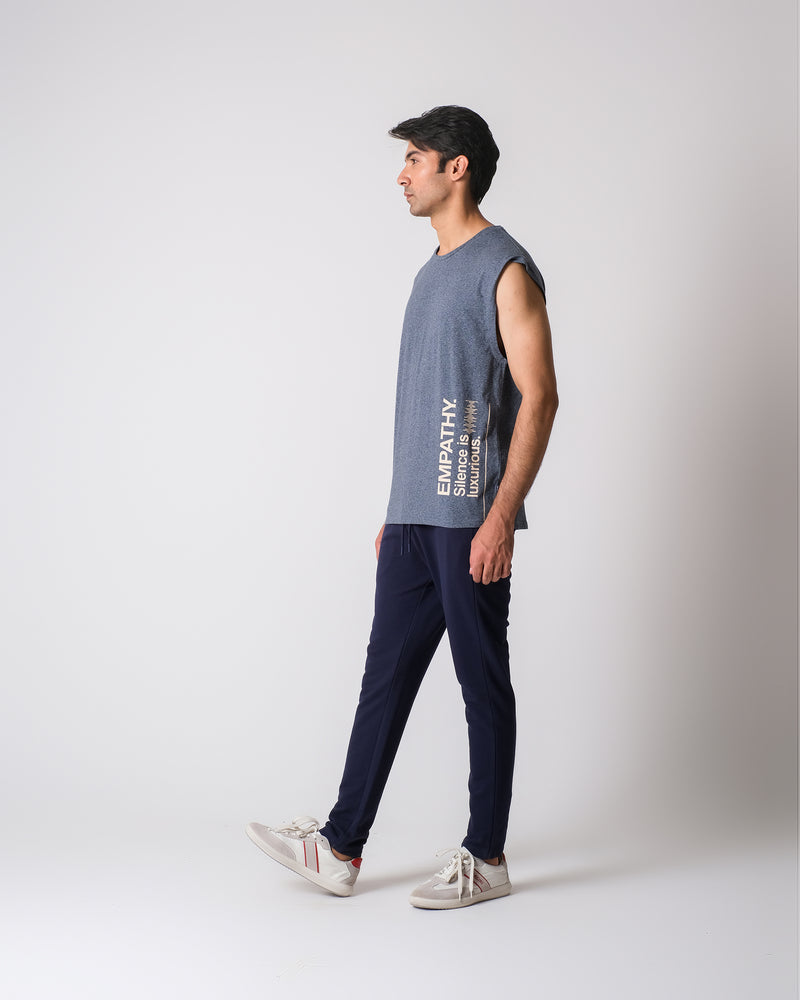 Men Sleeveless Graphic Knit Top - Engine - Buy Now