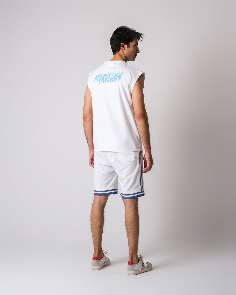 Men Sleeveless Graphic Knit Top - Engine - Buy Now