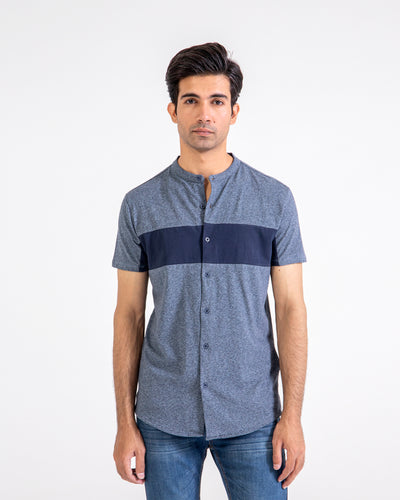 Men Panel Button Down