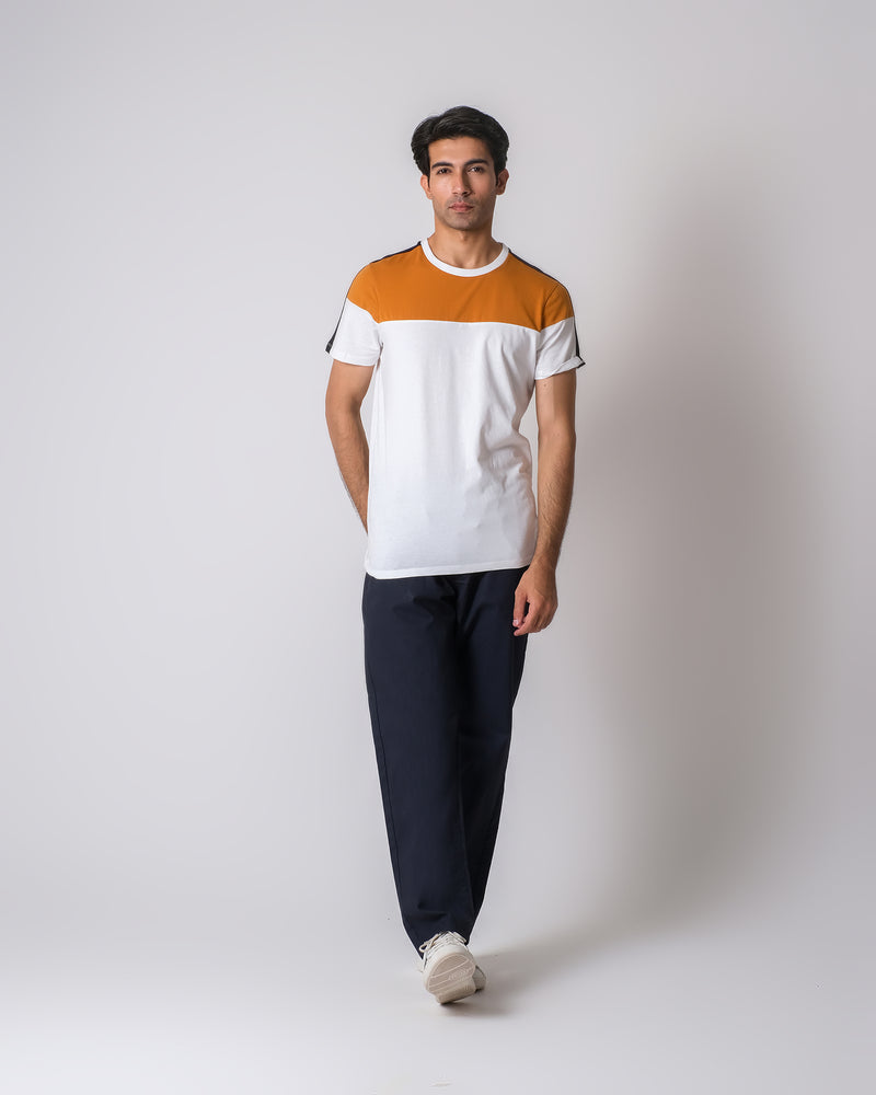 Men Panel Tee Shirt - Engine - Buy Now