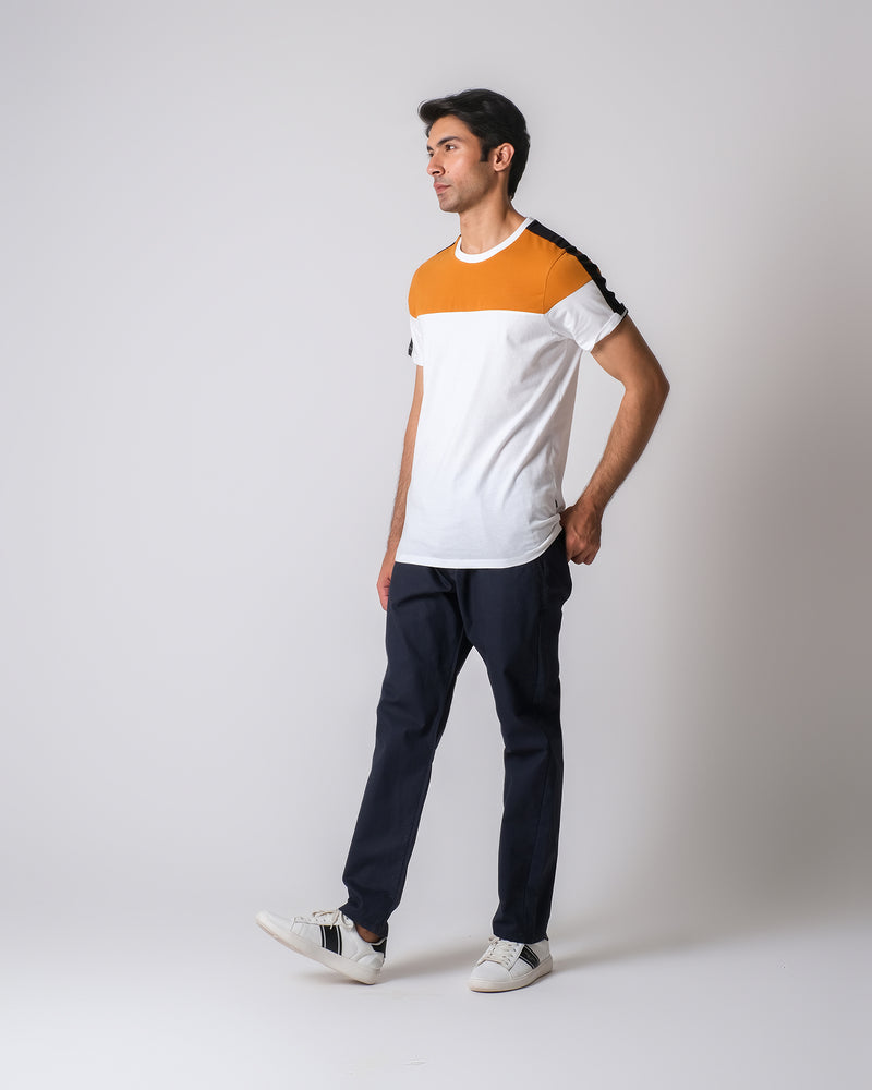 Men Panel Tee Shirt - Engine - Buy Now