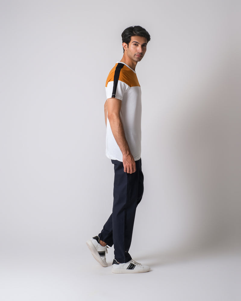 Men Panel Tee Shirt - Engine - Buy Now