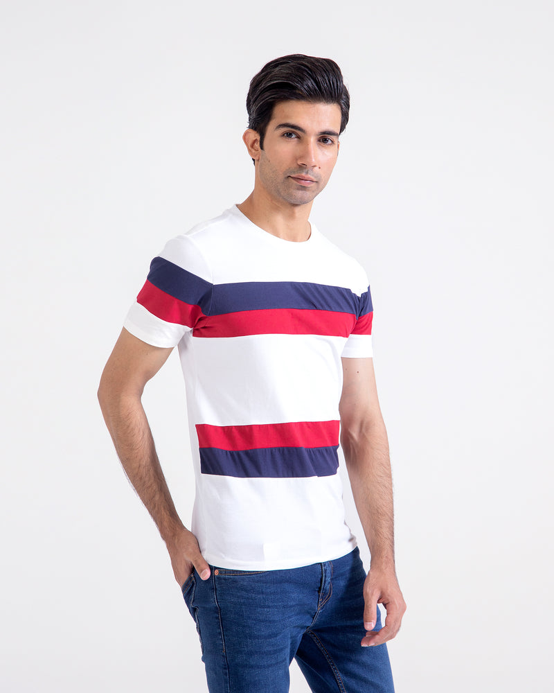 Men Panel T-Shirt - Engine - Buy Now