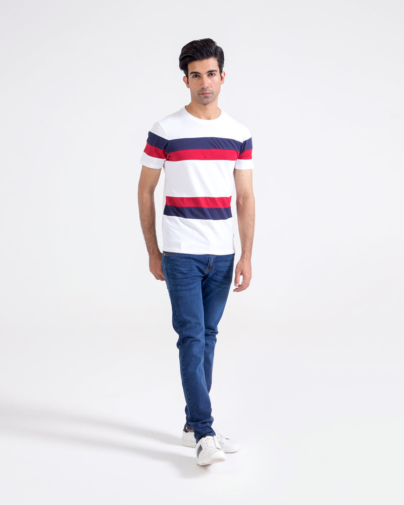 Men Panel T-Shirt - Engine - Buy Now