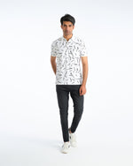 Men Printed Polo Tee - Engine - Buy Now